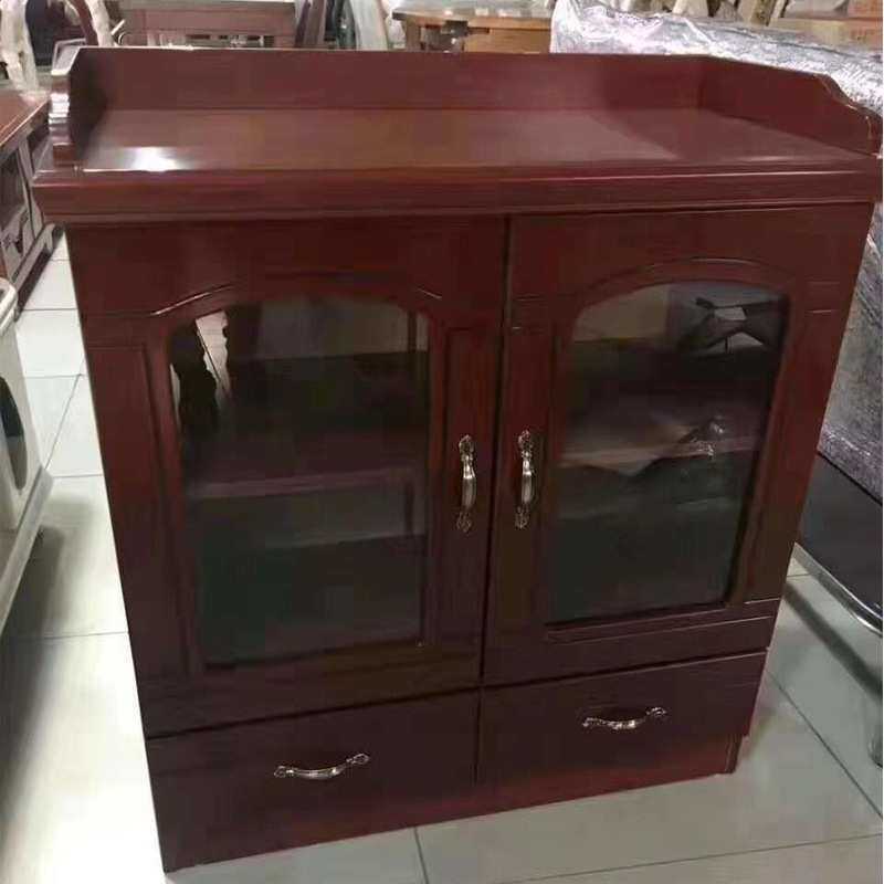 广东办公油漆实木皮茶水柜酒店储物矮柜家用小型储物柜小型茶水柜