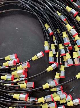 不锈钢REHAU液压胶管耐酸碱胶管三通高压胶管接头直供