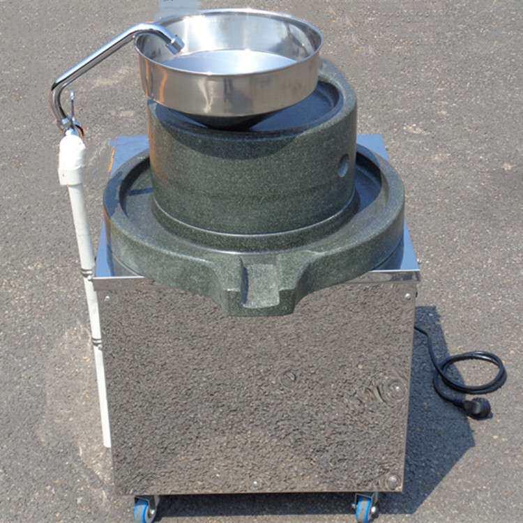 电动米浆研磨石磨机 手工制作电动石磨 半自动面粉研磨石磨机价格