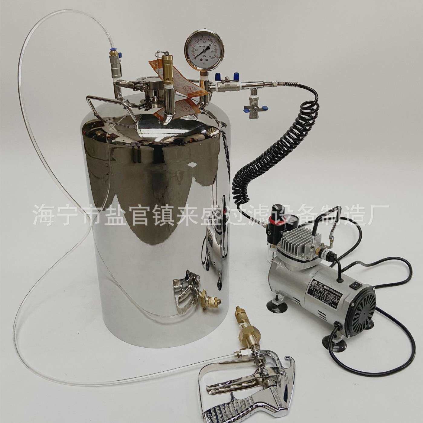 来盛微生物不锈钢检查薄膜过滤器 杯式微生物检查膜过滤器