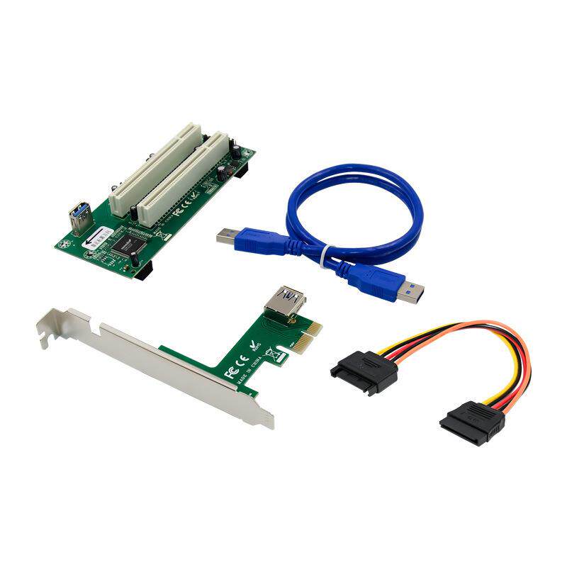 PCIe转PCI单插槽扩展卡支持采集卡金税卡创新声卡转接卡