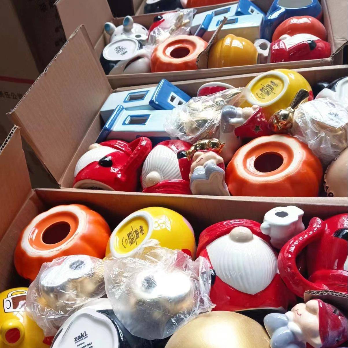 套圈陶瓷陶瓷杂货摆件夜市地摊库存摆摊瓷器工艺品外贸陶瓷