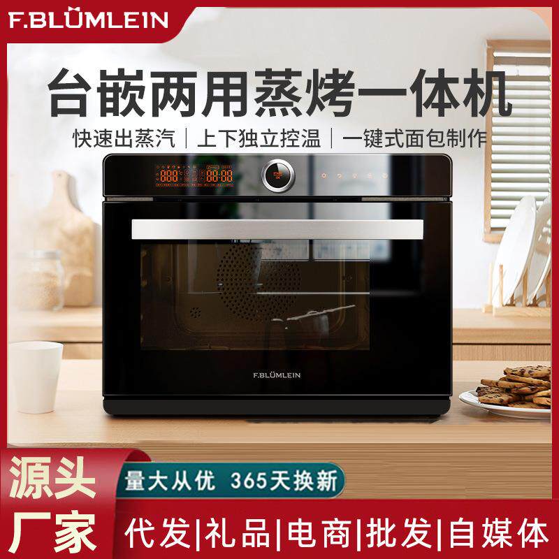 Fblumlein法布莱恩台嵌两用家用烘培多功能电蒸箱烤箱一体机