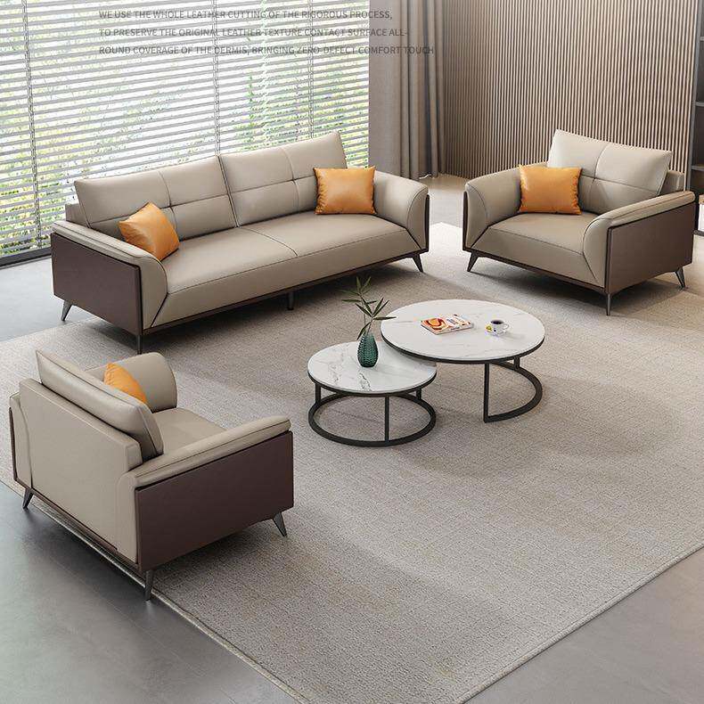 SOFA办公沙发简约商务接待室会客区贵宾室休闲办公室沙发茶几组合
