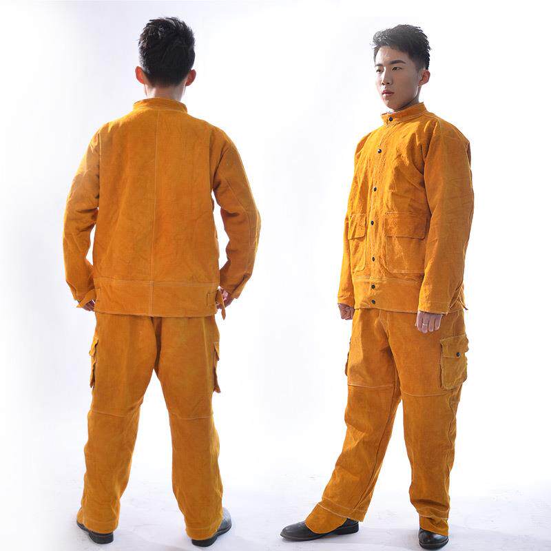 劳保防阻燃焊工工作服氩弧焊电焊焊接围裙专用焊接防护服