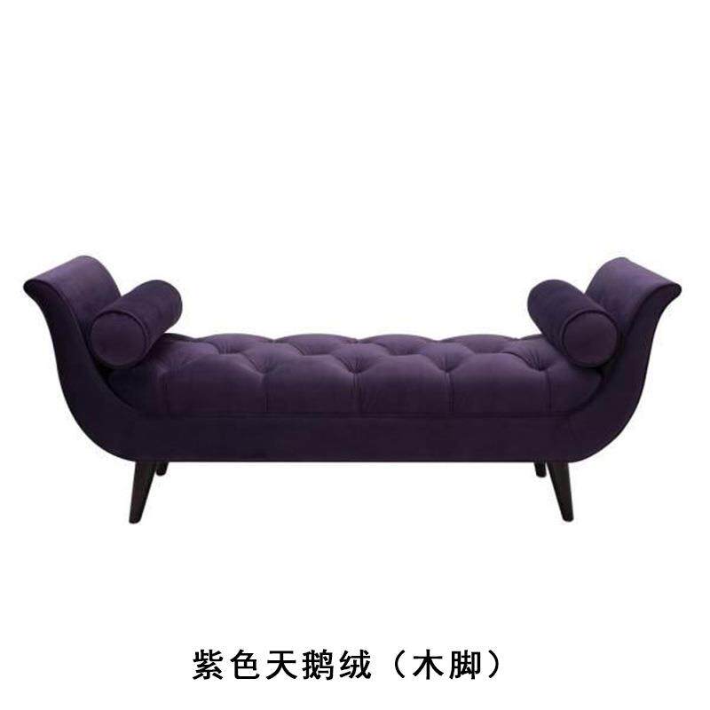 床尾凳布艺美式换凳床榻式沙发卧室床前衣间床头床凳换凳