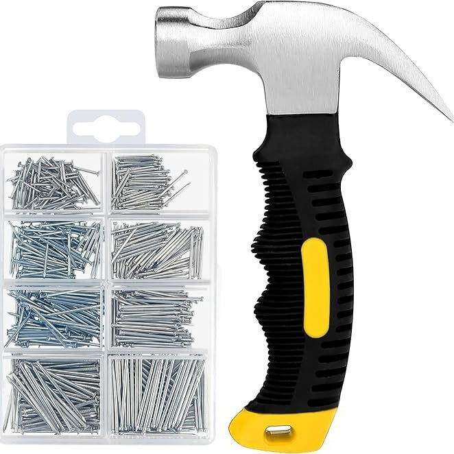 跨境挂画钉组合700pcs套装可配小锤子悬挂物品绘画装饰钉墙钉