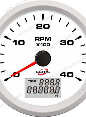 ECH防水螺纹安装多色背光汽车改装车快艇游艇邮轮指针转速表4K