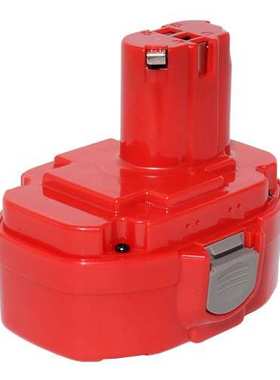 电动工具电池18v1500mAh用于牧田MAKA品电芯手电钻红色款镍氢电池