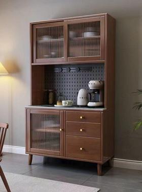 面MH物全实木餐边柜岩板桌木酒柜556881橱柜餐边柜实茶水柜家用置