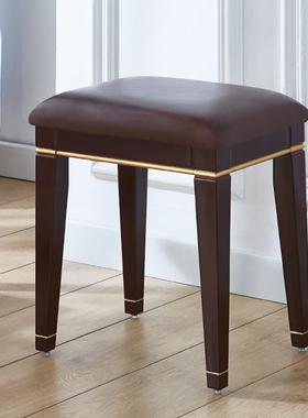 7K美式化妆椅钢欧式梳妆台凳201中单式古子典家用小方凳古筝琴凳