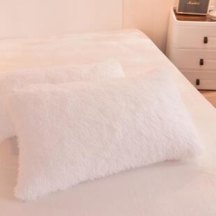 绒保暖纯水色貂绒绒四件套加厚水晶BEO冬季床品加保暖床上用品一