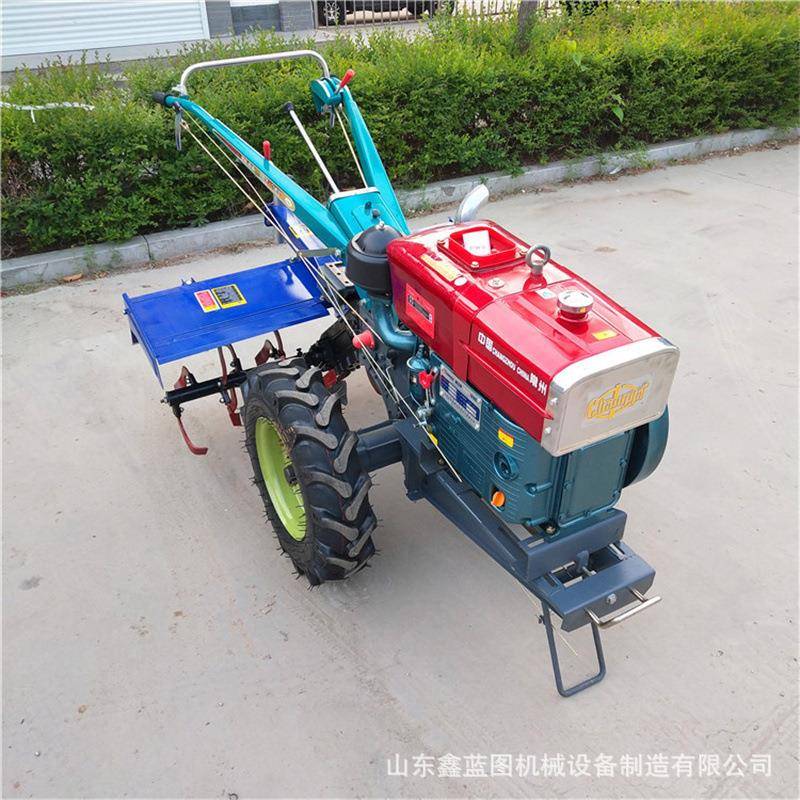 柴油18马力犁田旋耕起垄多功能农拉323乘坐式运输用手拖扶拖机拉