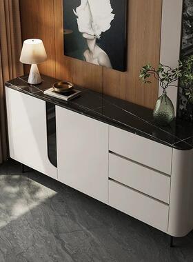 理石餐边大柜意极简客厅隔断储物柜靠墙边柜现简代约入YAG户玄关