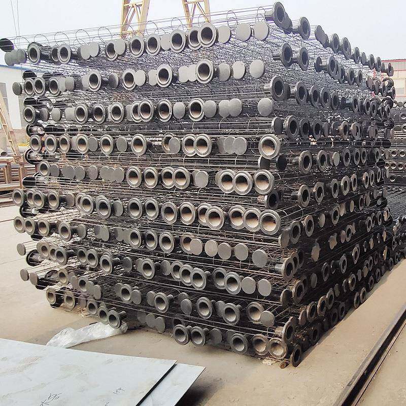 工业硅骨不锈除尘器架喷塑有机除尘器袋笼除尘龙骨除尘钢414撑袋