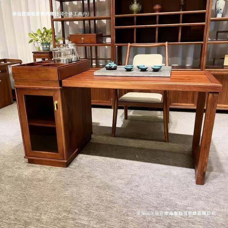 瑞纳可用伸缩小户阳台实木茶桌家茶桌烧客水壶RFT型一体式茶桌,商业/办公家具,茶台/茶桌,淘宝优惠券,粉丝福利购,淘宝优惠卷