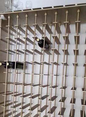 私人酒窖酒吧别墅温酒架常43621温酒常柜别墅展红酒装架饰红酒柜