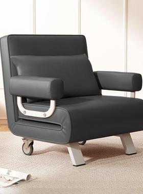 车轮可移动17554单沙刹发床两用用小户型办公午休人现代简约家懒