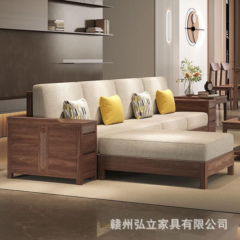 冬实K512木沙桃发黑胡新中式夏两用现代约贵妃转角储简物大小户型