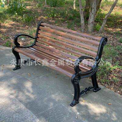 外公园椅休闲长椅碳维纤长条PTN凳璃钢靠背户座椅庭院连玻排椅园