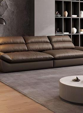 现代简约奶猫抓布沙发35211客厅奢小户型直排轻油科技布艺风2025