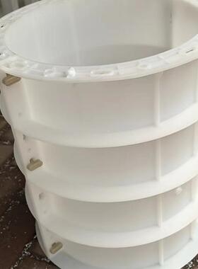 光VZG圆形塑料模伏具预制泥混凝土太阳能水发墩电基础配重块模板