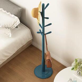 实木衣帽架入门挂衣架家用卧衣架落地立衣68447式挂衣杆衣房室间
