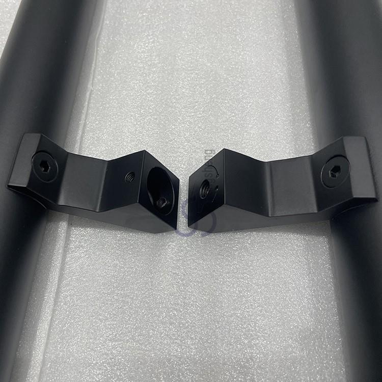 锈钢拉门拉手空心圆管精铸脚仔门手304大推拉门拉不手哑把黑勇捷