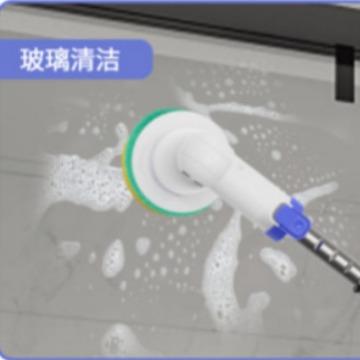 多功洁能电动清杆刷加长伸缩无线防水清193洁地厨房扫地清板洁刷