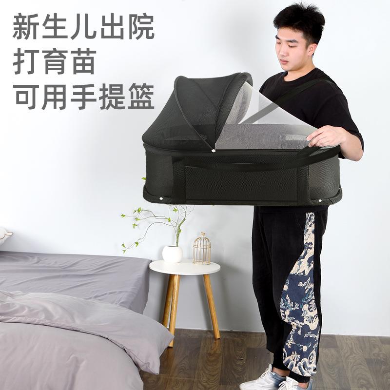 婴载儿车睡新561生儿手提篮宝宝可折叠提篮篮便携式摇篮床防压床