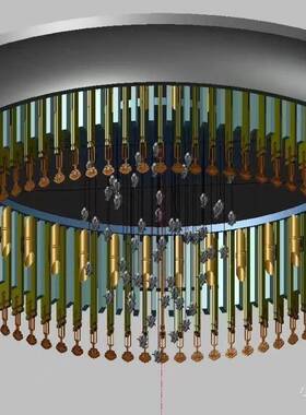 大型灯具酒店大前堂灯楼部台具灯工售程灯宴会厅AYF非标工程灯