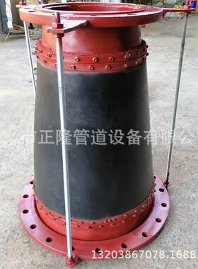 圆形烟道膨节FVB型道橡胶补偿风器形FUB型72604烟道矩风机胀用补