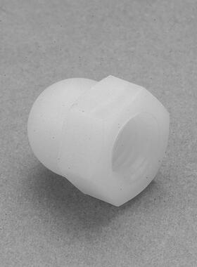 尼龙锈六角盖型母白色半球头盖型防螺OAH螺母M5圆M6M8塑料防尘螺