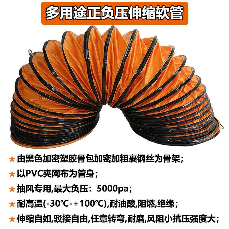 手提风64机SHT-20//25/30/35/4045/50伸缩通软风管流轴风机