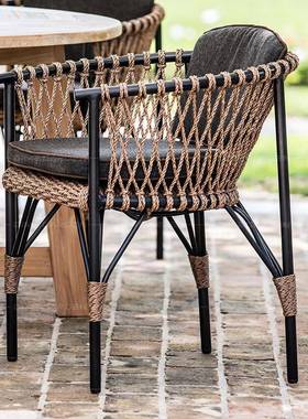 户外休闲桌椅编阳台藤椅庭院三件套露天室组内房ZTY花园藤圆形阳