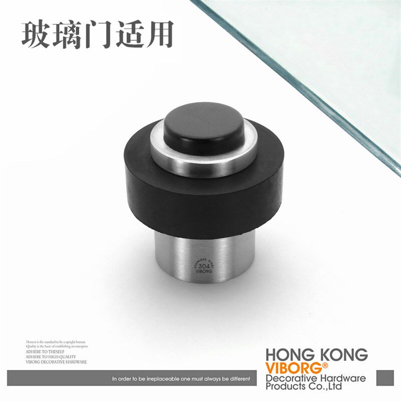 香港域堡 304不锈钢浴室门顶挡块木门门档橡胶门阻玻璃门碰玄关门