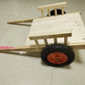 幼儿园实木手推车平板手推车幼儿玩具车游戏手托车定做