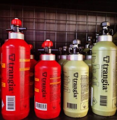 瑞典Trangia 0.3L 0.5L 1L 橄榄绿 红色燃料瓶油瓶酒精瓶原厂瓶盖
