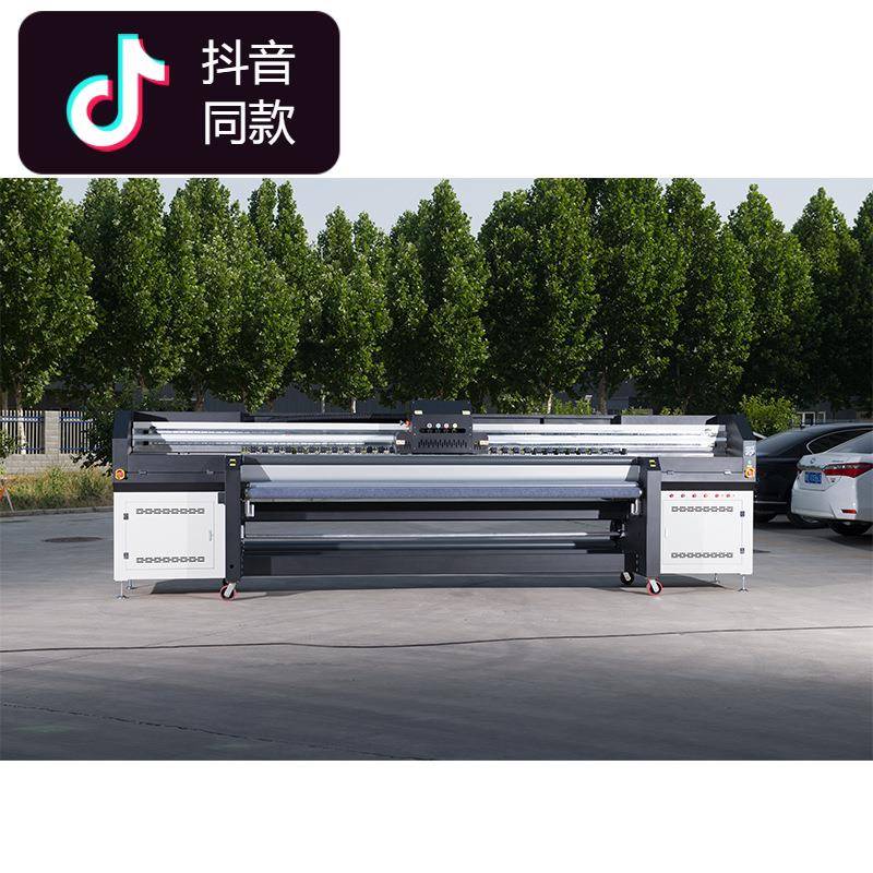 乾彩5米大型喷绘机广告刮布软膜uv卷材机车贴背胶数码打印机优惠