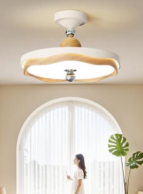 原木色主卧室吸顶灯现代简约卧室书房吊灯全光谱护眼吊灯中山灯具