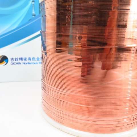高纯5N单晶铜方芯裸线2.0*0.05mm方形扁平音频信号连接散线吉铨K6