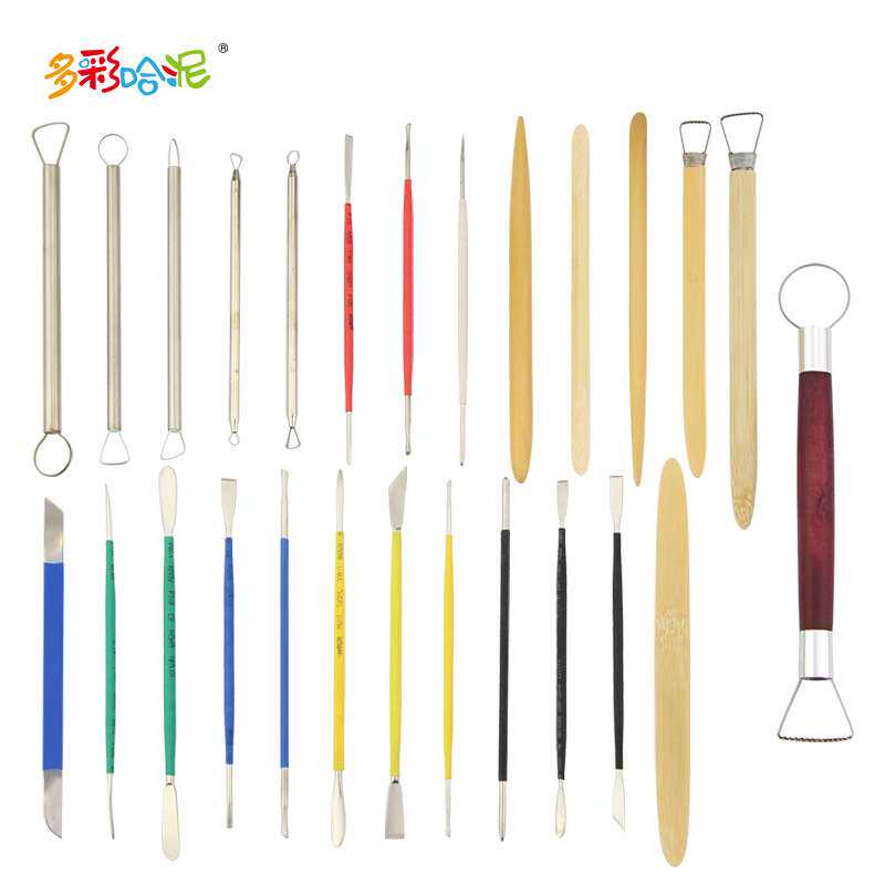 专业精雕油泥雕塑工具26件套 陶艺模型泥塑工具雕刻软陶泥雕工具