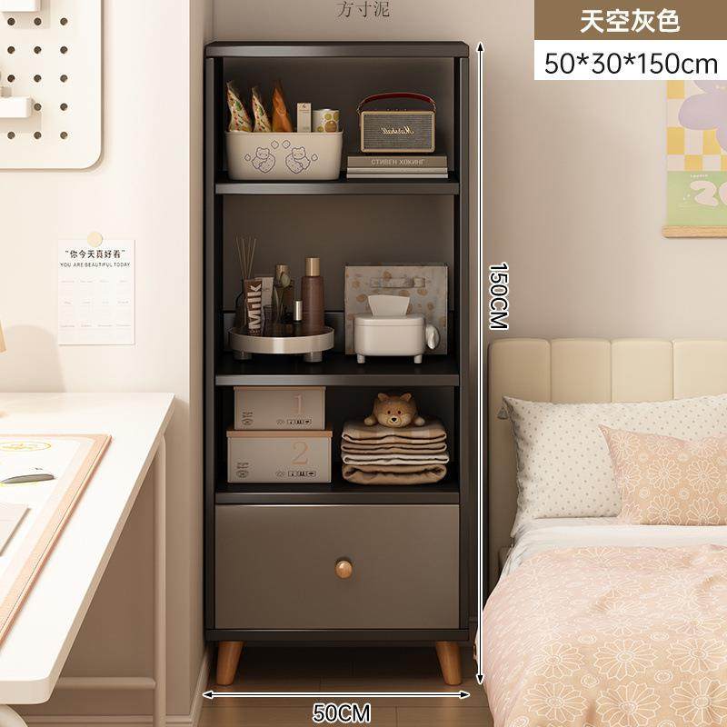 书架置物架落地客厅收纳架书桌旁窄缝储物柜简易柜子靠墙家用书架,电子元器件市场,其它元器件,淘宝优惠券,粉丝福利购,淘宝优惠卷