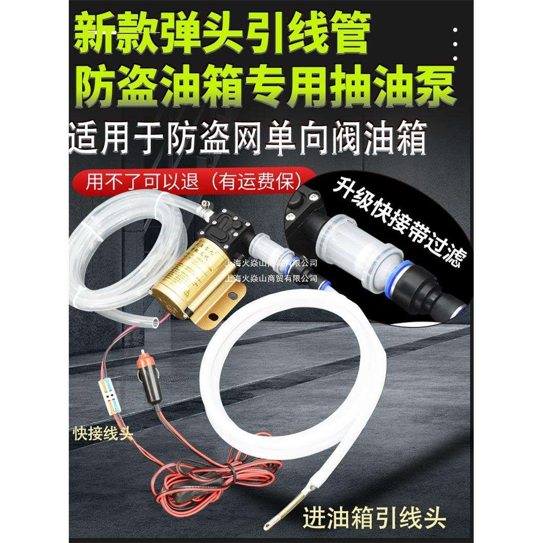 汽车油箱电动抽油泵抽油神器12v24V220V抽油泵汽油柴油自吸泵水泵