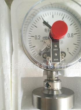 压力表电接点隔膜压力表隔膜电接点压力表YTPX-100220V10VA