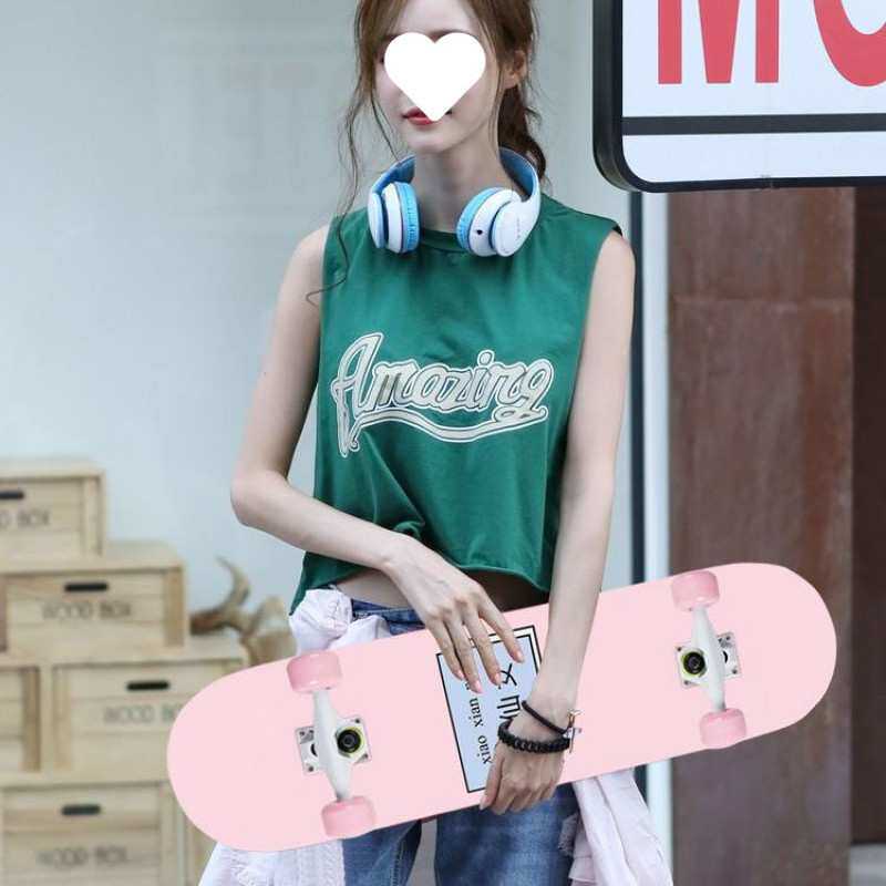 滑板成人初学者四轮双翘专业刷街板男女学生韩版儿童青少年滑