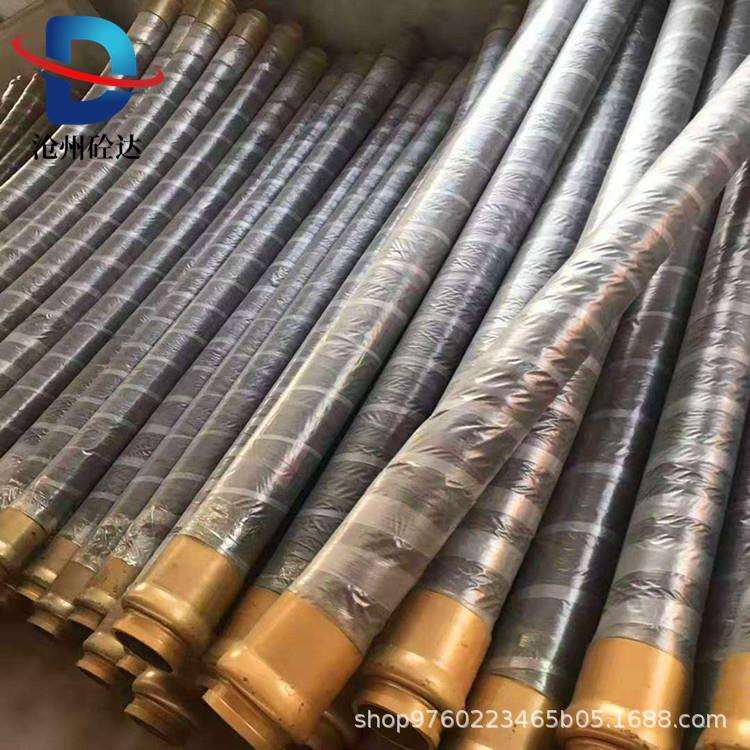 混凝土泵车输送DN125*3米胶管 80砂浆泵软管 布料机末端胶管