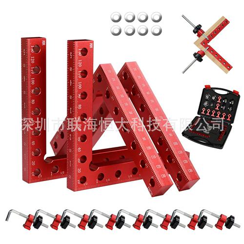 大量现货木工直角夹90°直角夹90°金属直角尺，木工夹具，跨境热