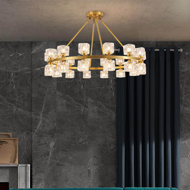 全铜吊灯后现代客厅灯美式卧室灯北欧餐厅灯饰时尚家装灯具