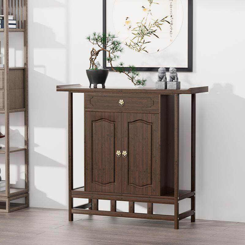 新中式入户门厅柜玄关柜靠墙玄关桌子现代艺术玄关台摆件架装饰柜